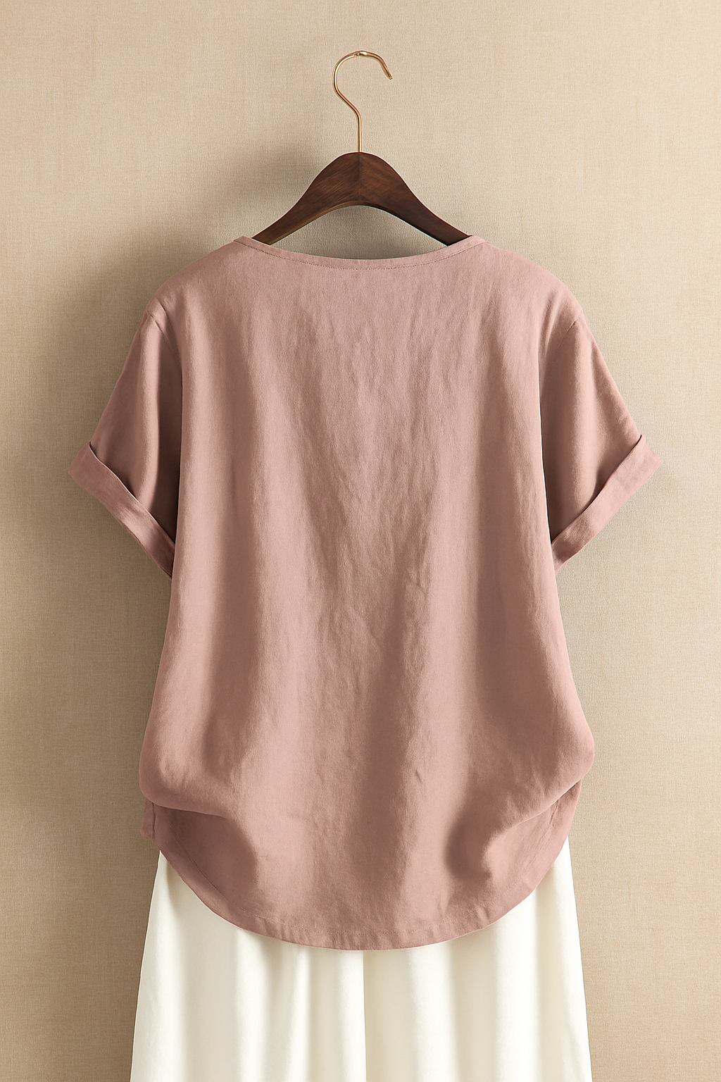 Katja | Linnen Knoopdetail Top