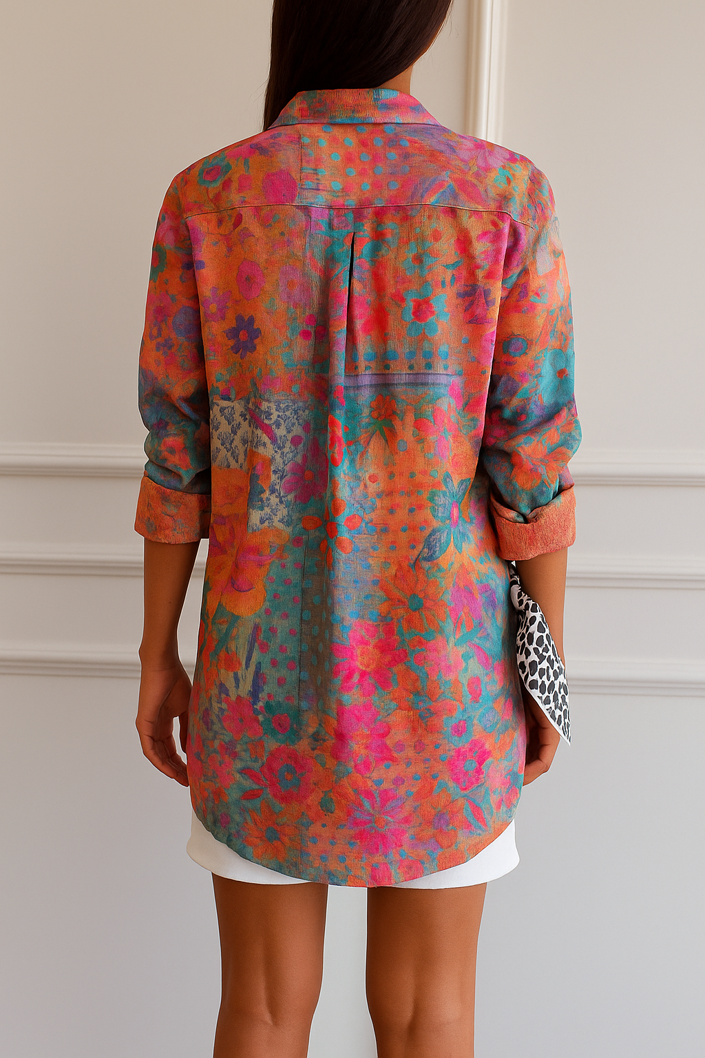 Candi | Losvallende Blouse met Boho-Print