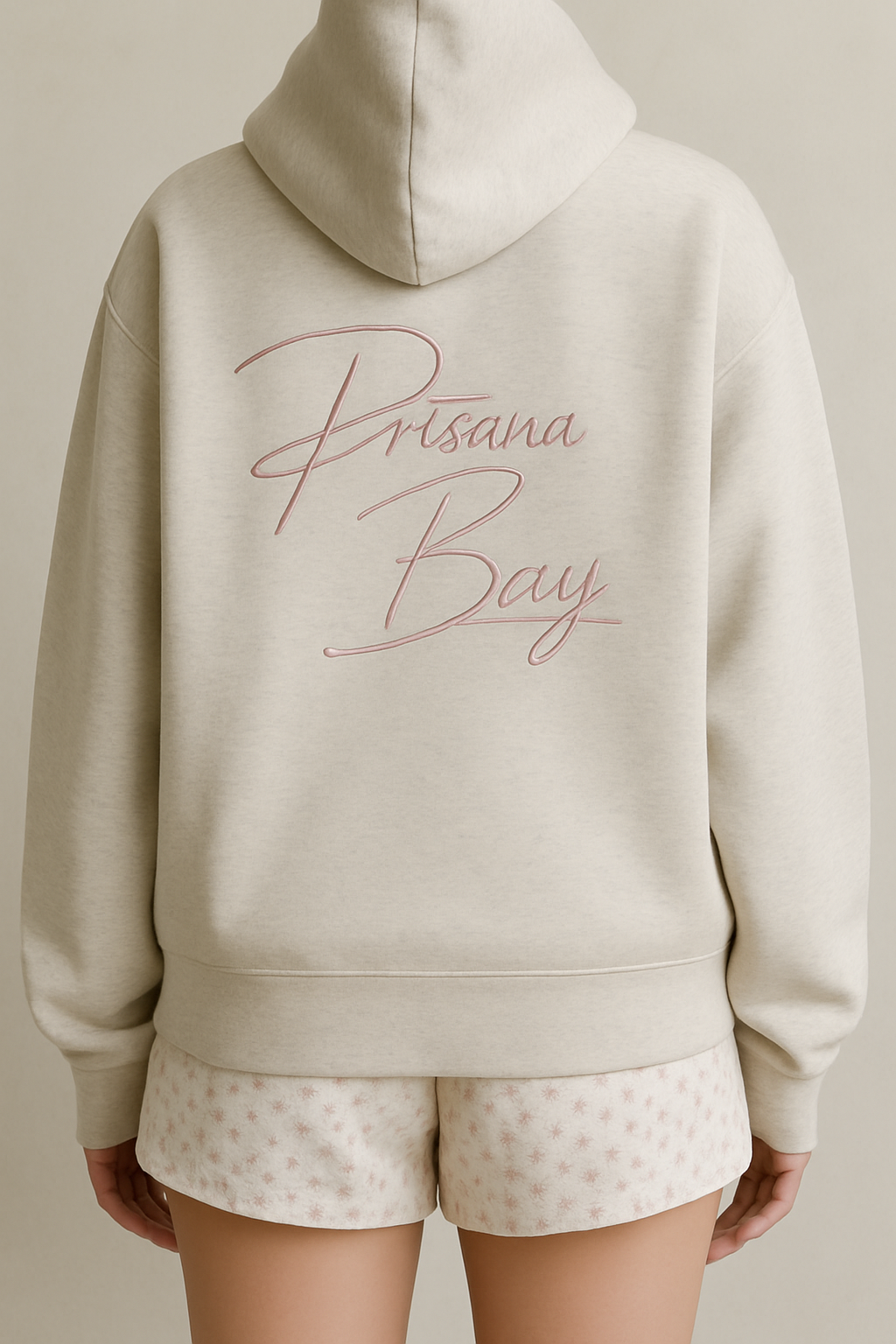 Soft Oversized Bow Hoodie with Hood