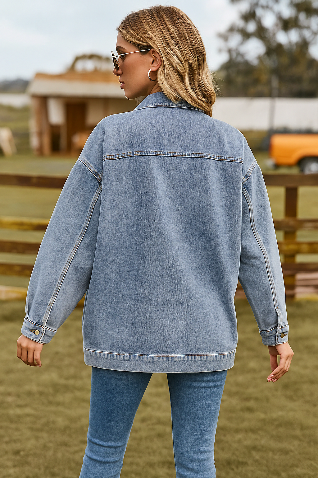 Darleen | Oversized Spijkerjas met Streetstyle Flair
