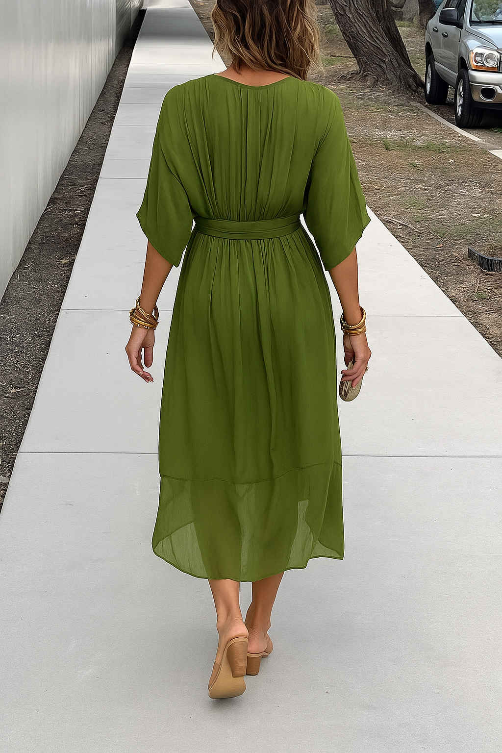 Nella | Summer Wrap Midi Dress