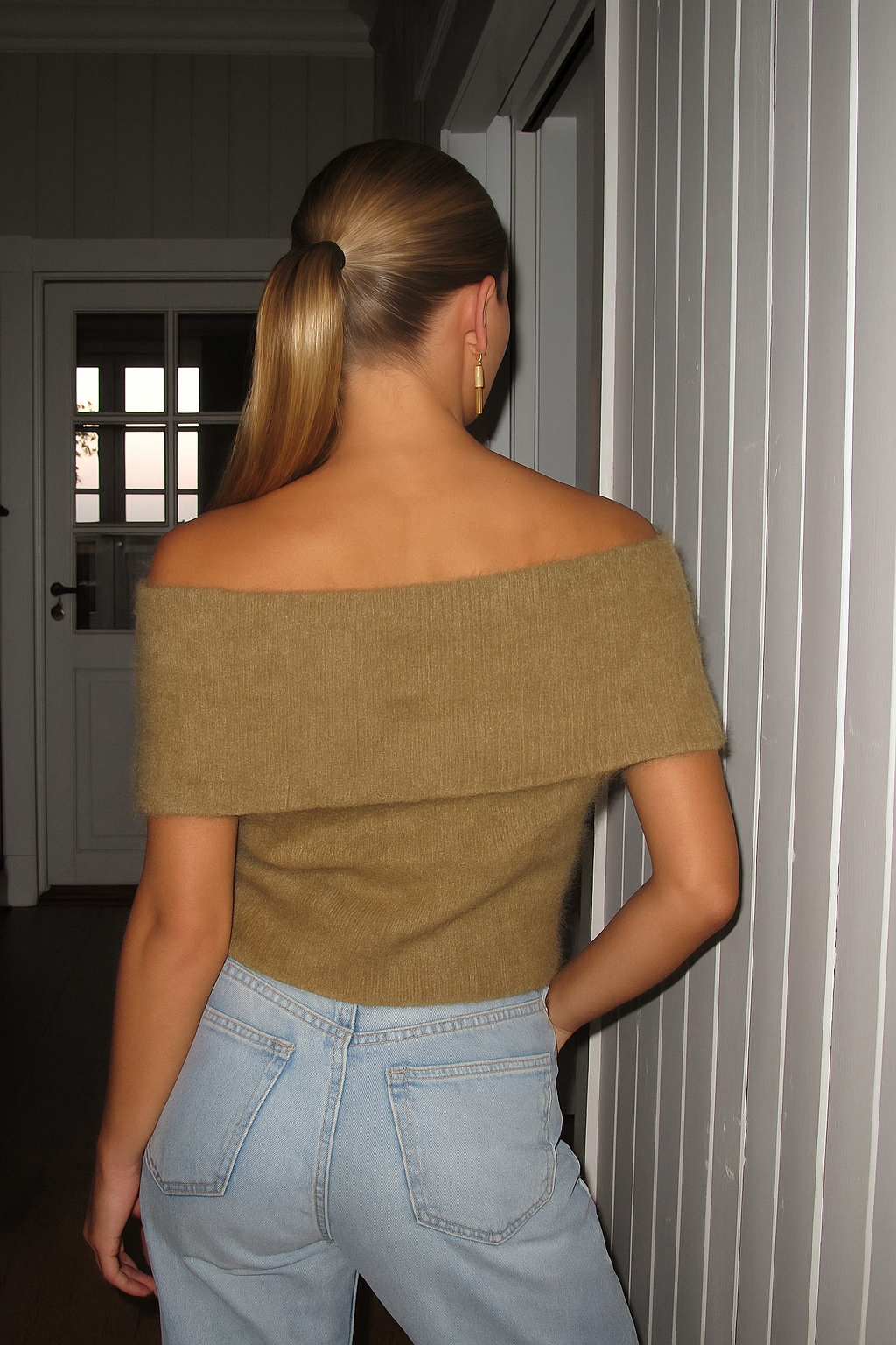 Gisella | Gebreide Off-Shoulder Trui