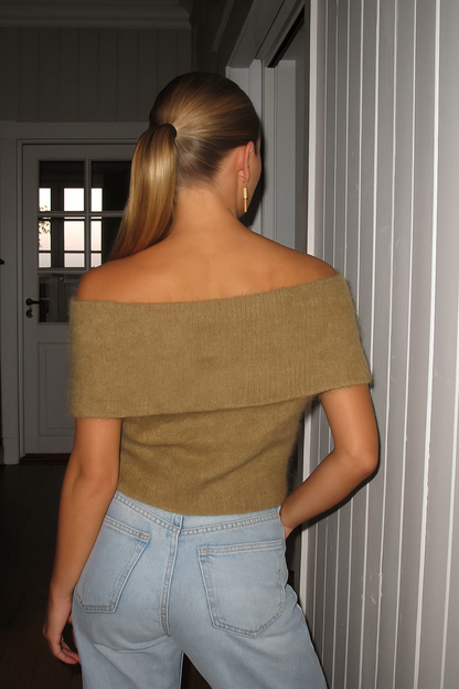 Gisella | Gebreide Off-Shoulder Trui