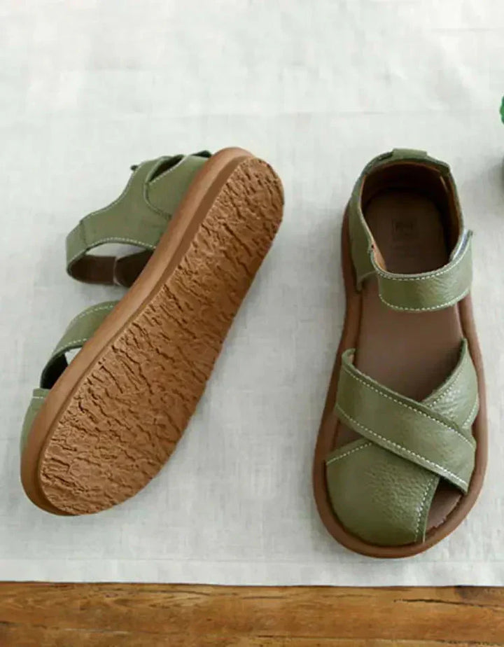 Andreja | Comfortabele Dichte Sandalen met Kruisbanden