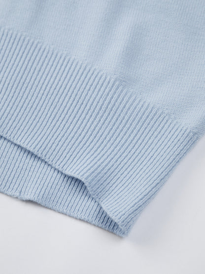 Oversized Gebreide Vrouwen Trui met Lange Mouwen