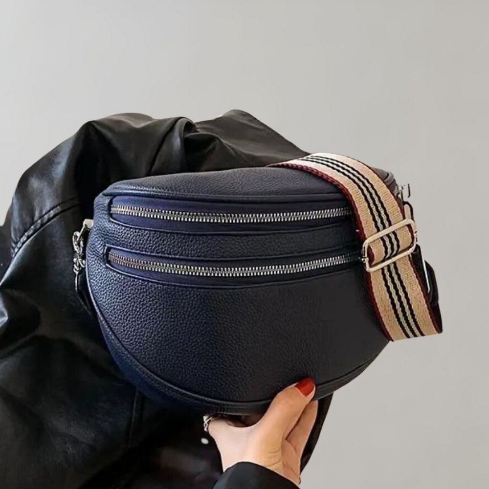 Wilna | Crossbody Tas met Dubbele Rits – Stijlvol & Functioneel