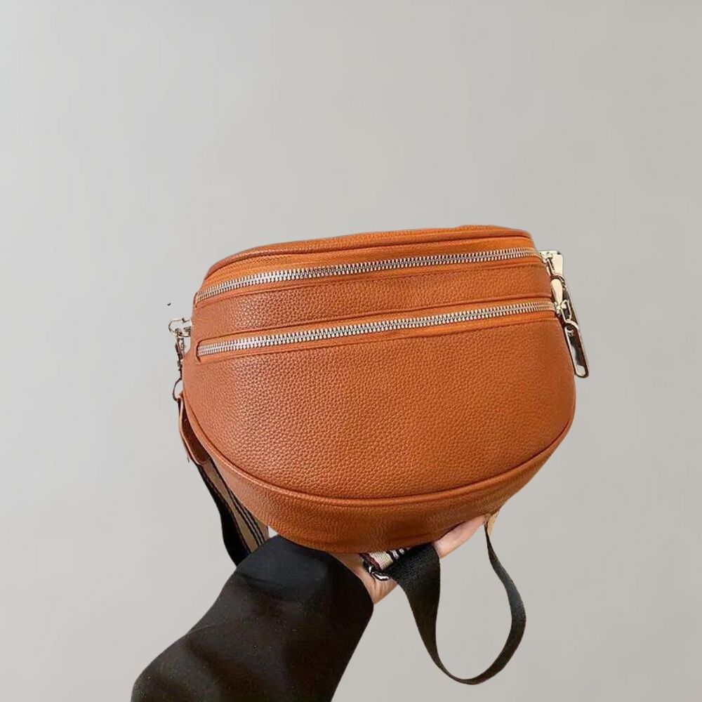 Wilna | Crossbody Tas met Dubbele Rits – Stijlvol & Functioneel