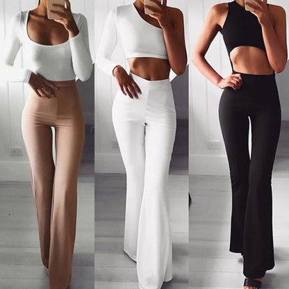 Viviann | Elegante High Waist Flared Broekenset