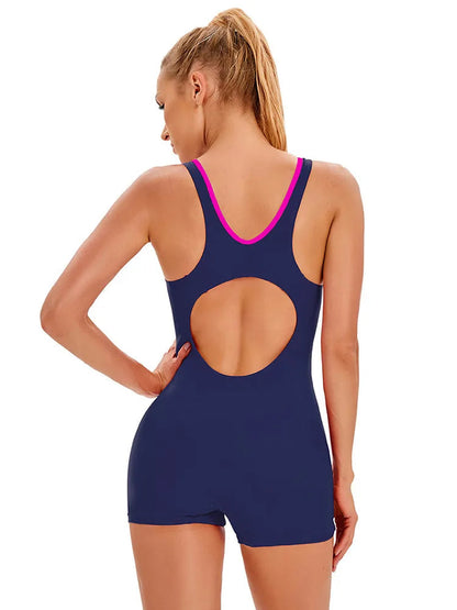Thieda | Sportief Badpak met Short en Kleuraccenten
