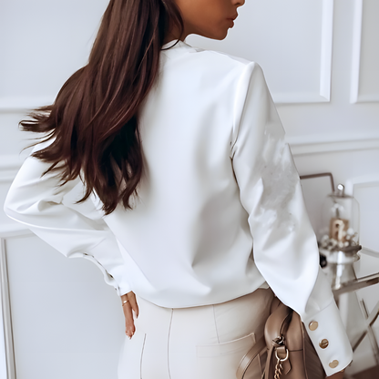 Tessa | Elegante Satijnen Blouse