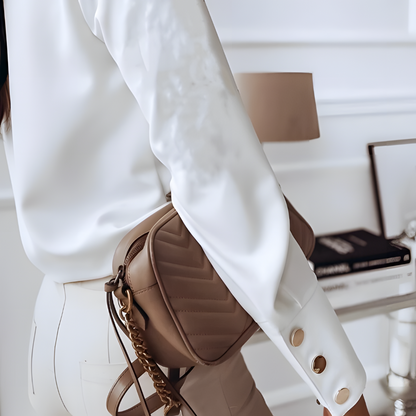 Tessa | Elegante Satijnen Blouse