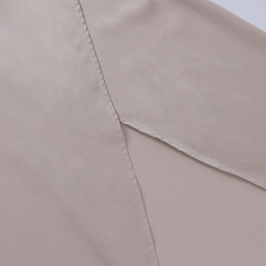 Tonny | Elegante Maxi-jurk met Watervalhals en Hoge Split