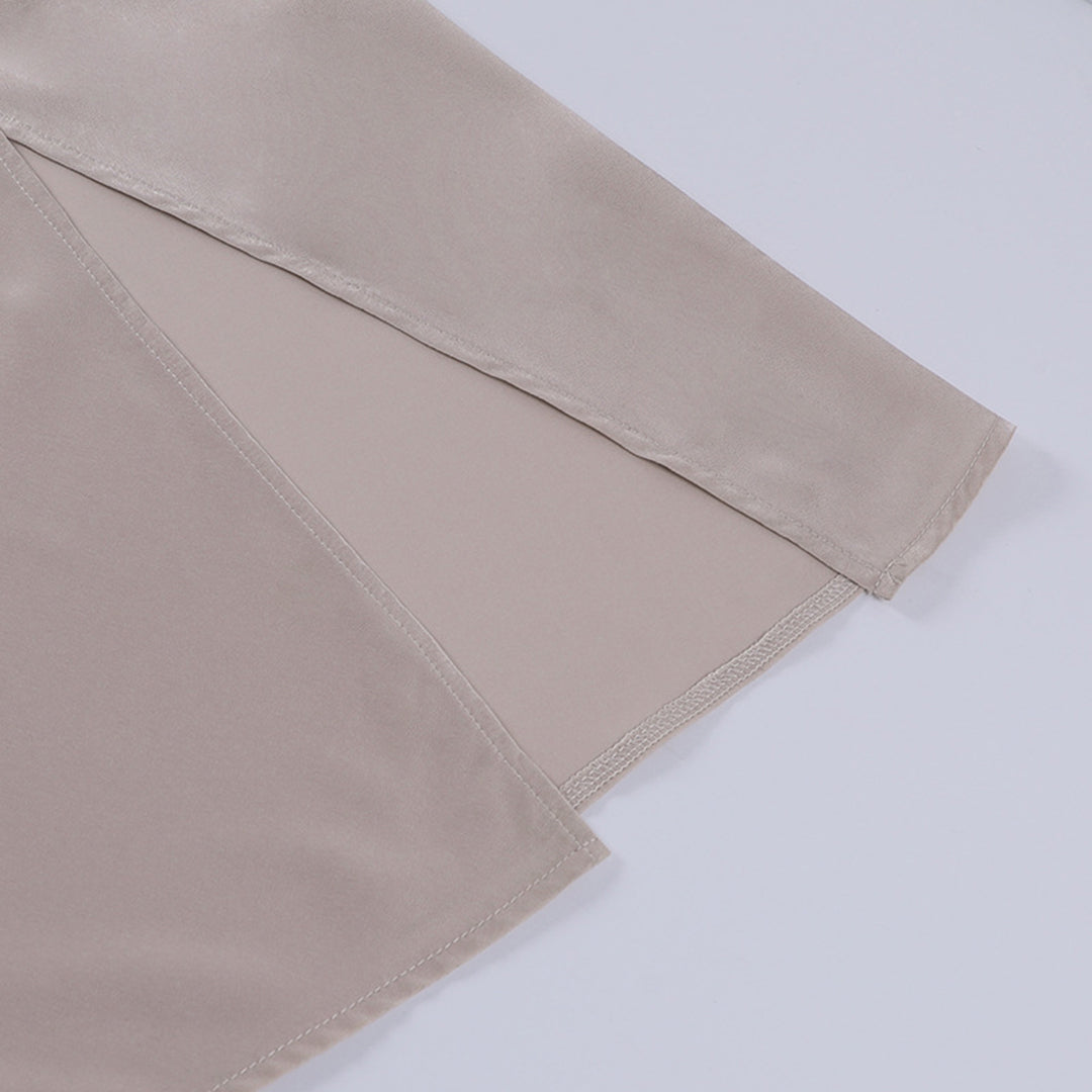 Tonny | Elegante Maxi-jurk met Watervalhals en Hoge Split