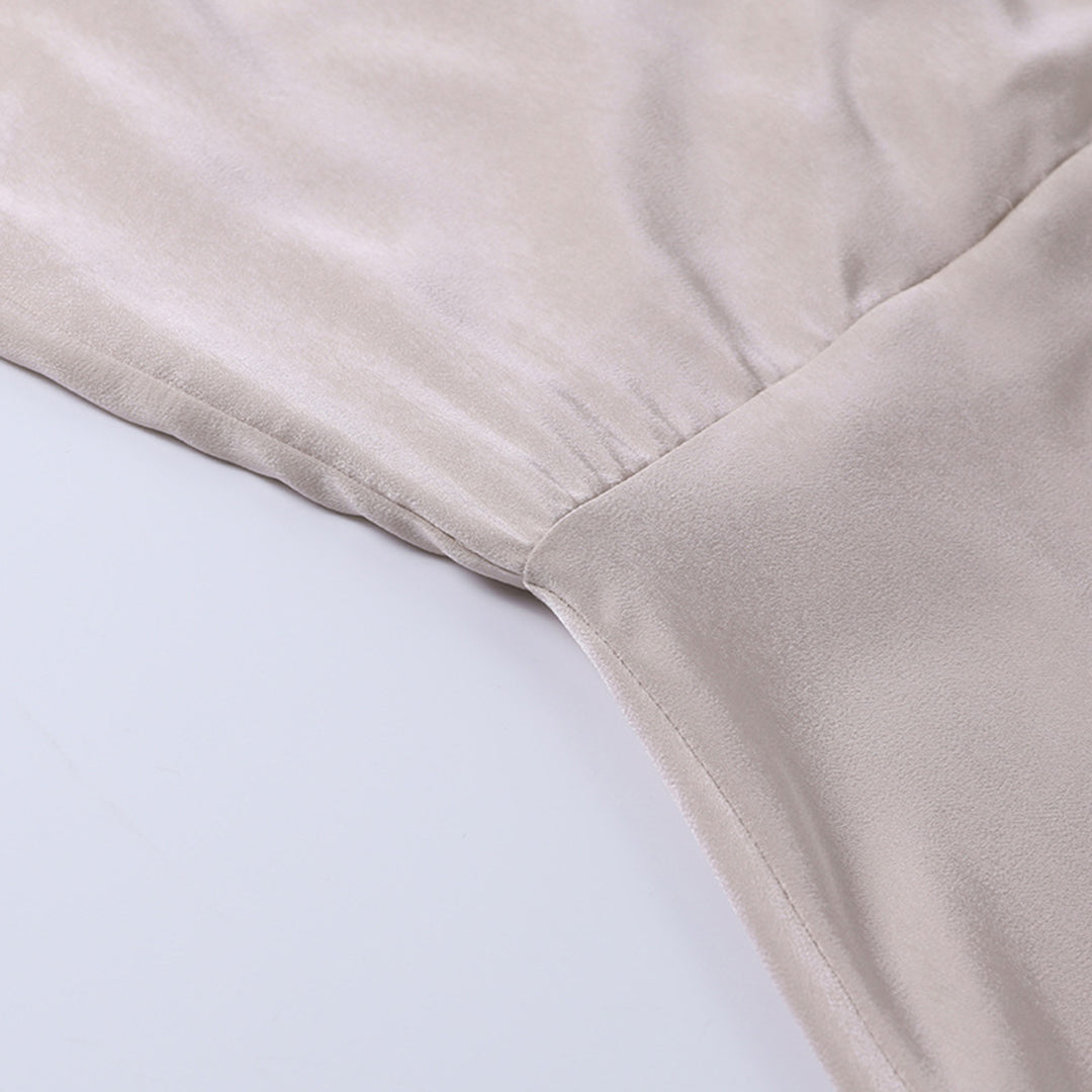 Tonny | Elegante Maxi-jurk met Watervalhals en Hoge Split