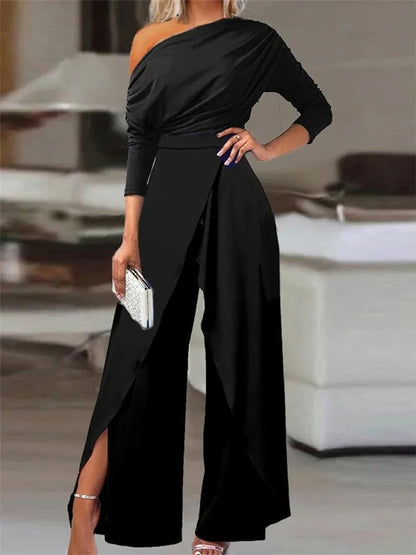 Venetia | Elegante Off-Shoulder Jumpsuit