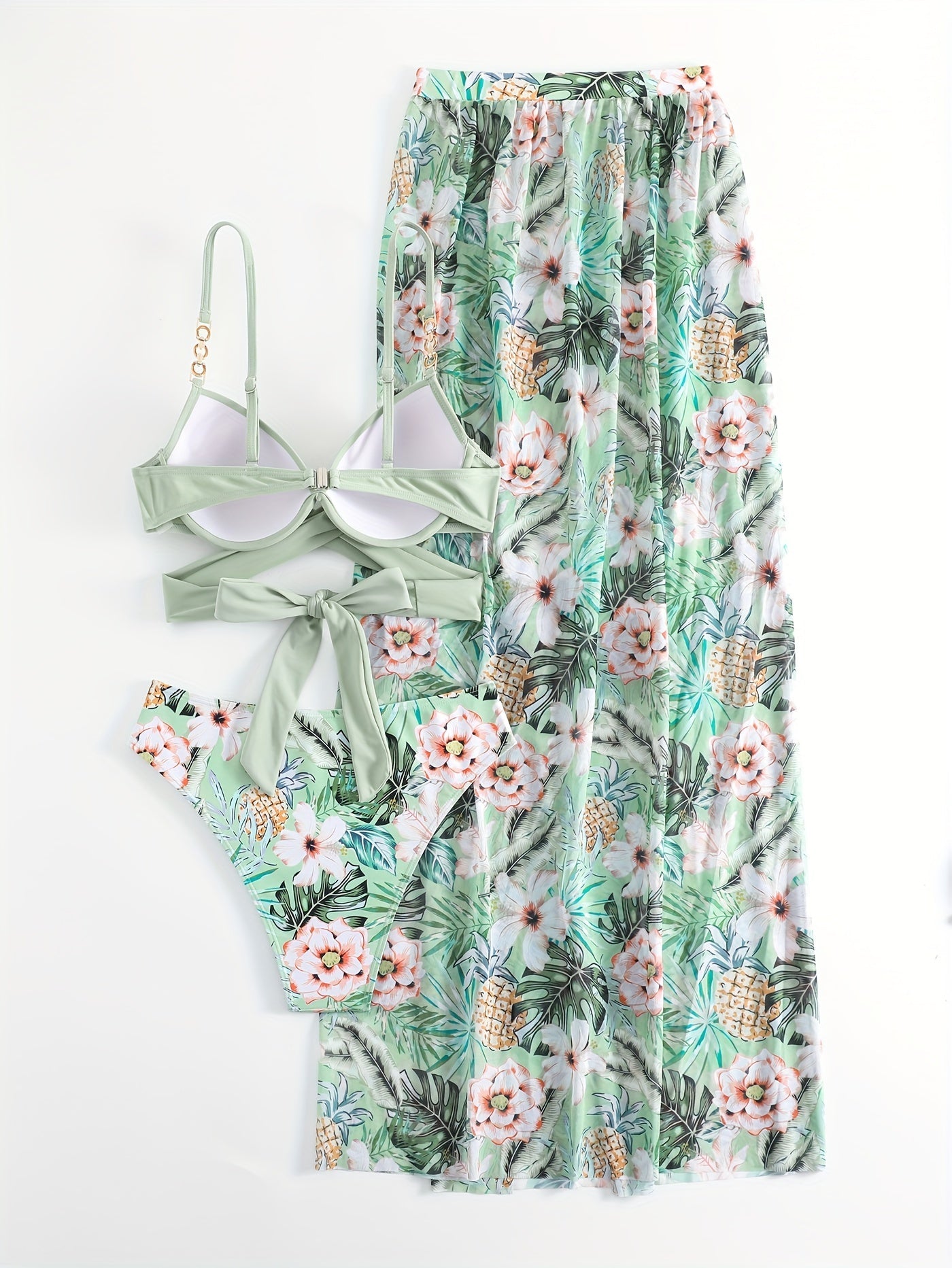 Caryn | Zomerse Wrap Bikini & Rok Set