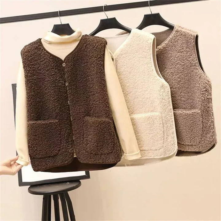 Women's Soft Warm Fleece Cardigan with Pockets