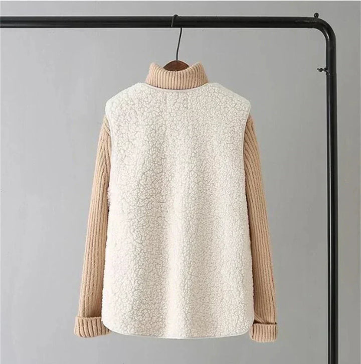 Women's Soft Warm Fleece Cardigan with Pockets