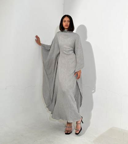 Yanira | Luxe Butterfly Maxi Jurk met Vleermuismouwen