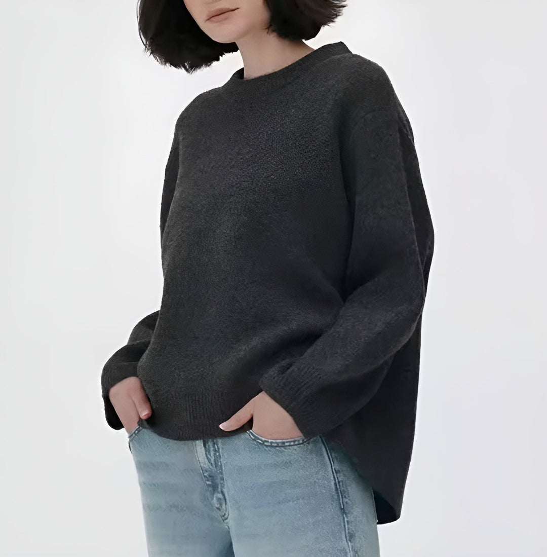 Julia | Trendy Pink Oversized Sweater