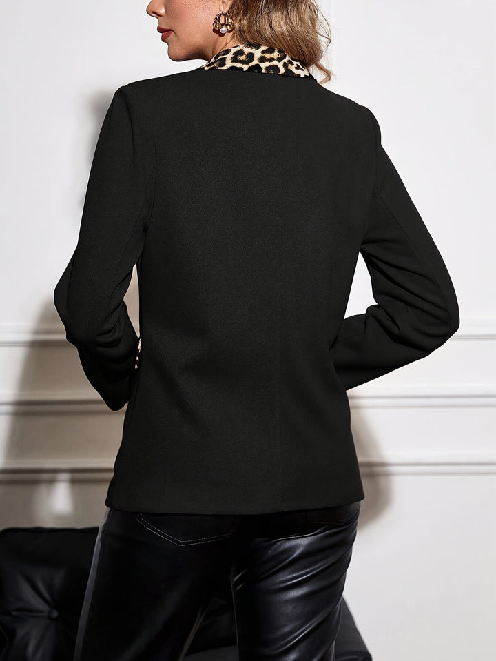 Rajae | Blazer Léopard Statement