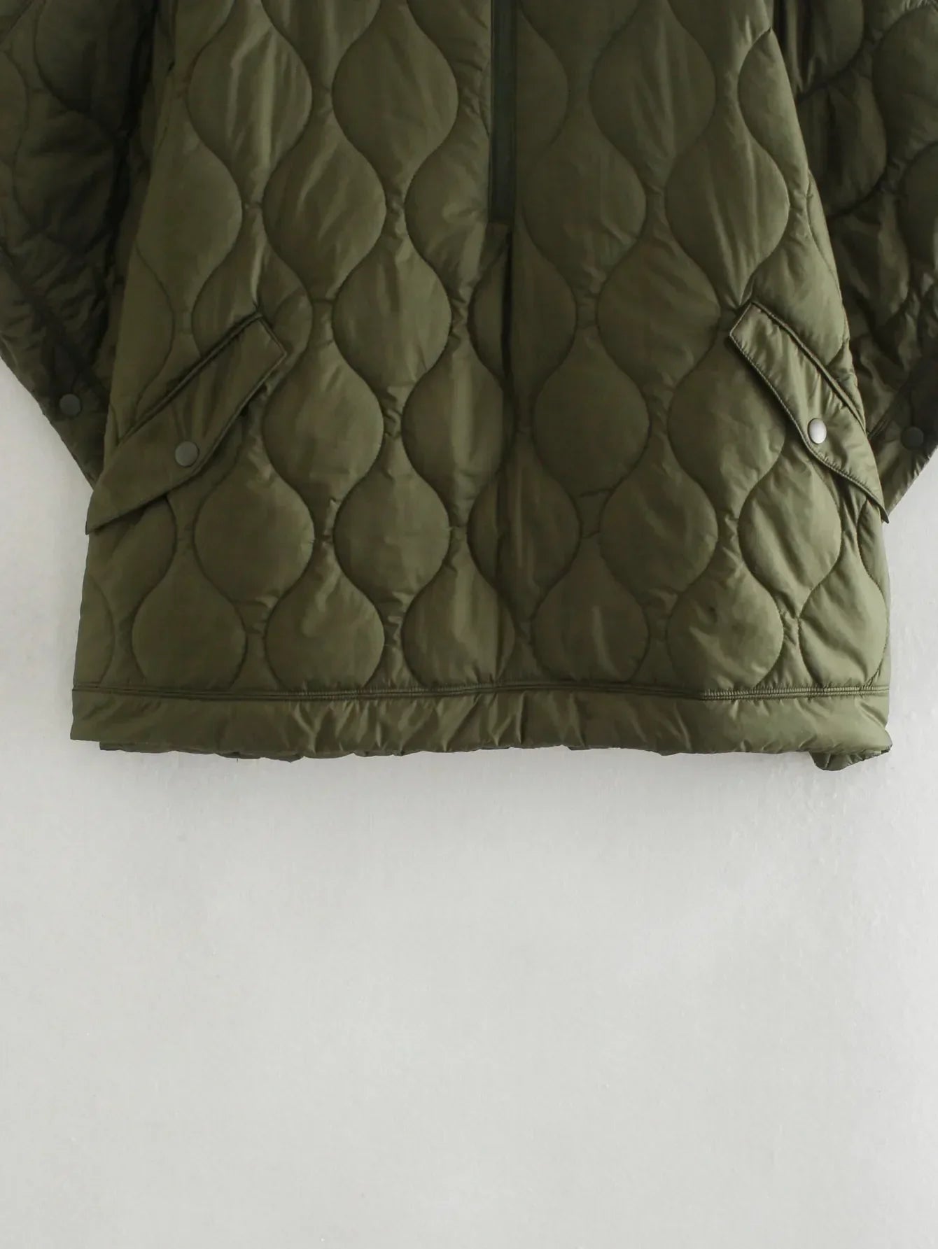 Flavia | Oversized Gewatteerde Poncho-Jas