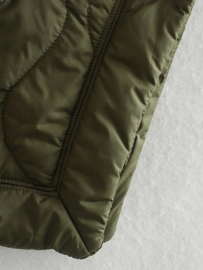 Flavia | Oversized Gewatteerde Poncho-Jas
