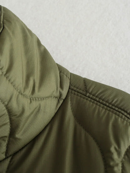 Flavia | Oversized Gewatteerde Poncho-Jas