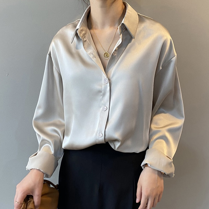 Luxe Vrouwen Blouse met Lange Mouwen