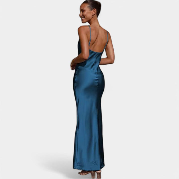 Neriah | Galajurk Tijdloze Satijnen Jurk