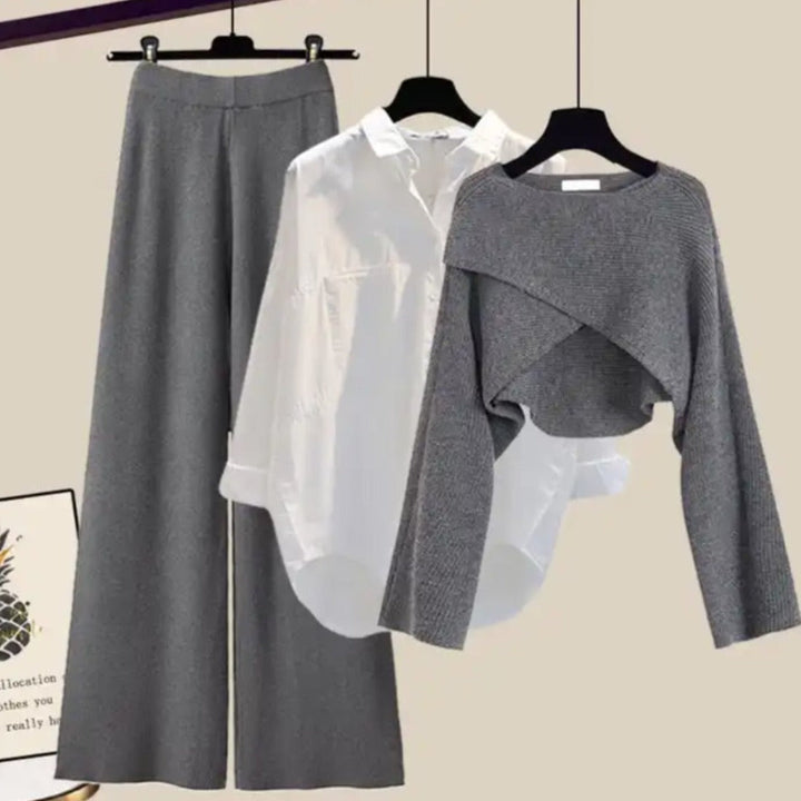 Trista | Stylish Three-Piece Set with Oversized Pants