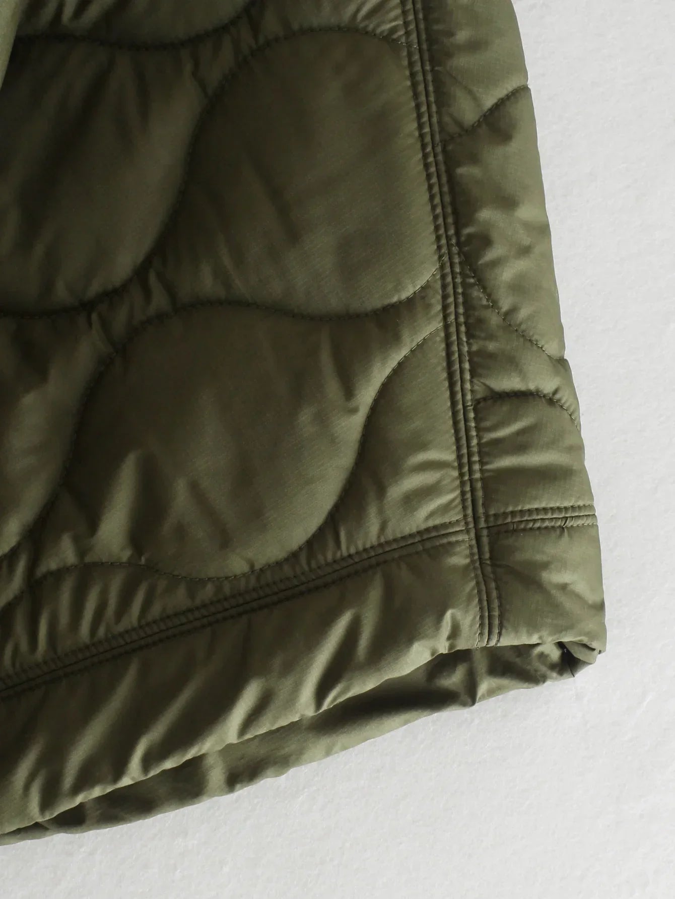 Flavia | Oversized Gewatteerde Poncho-Jas