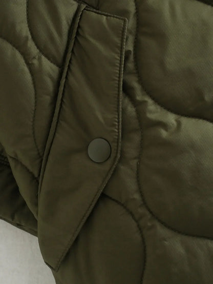 Flavia | Oversized Gewatteerde Poncho-Jas