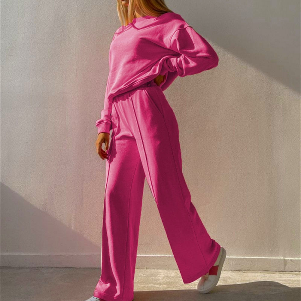 2-teiliges Jogginganzug für Damen Roze / S - AIDA LENA