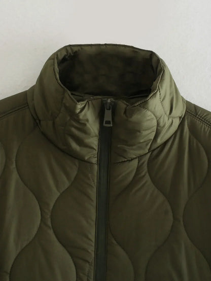 Flavia | Oversized Gewatteerde Poncho-Jas