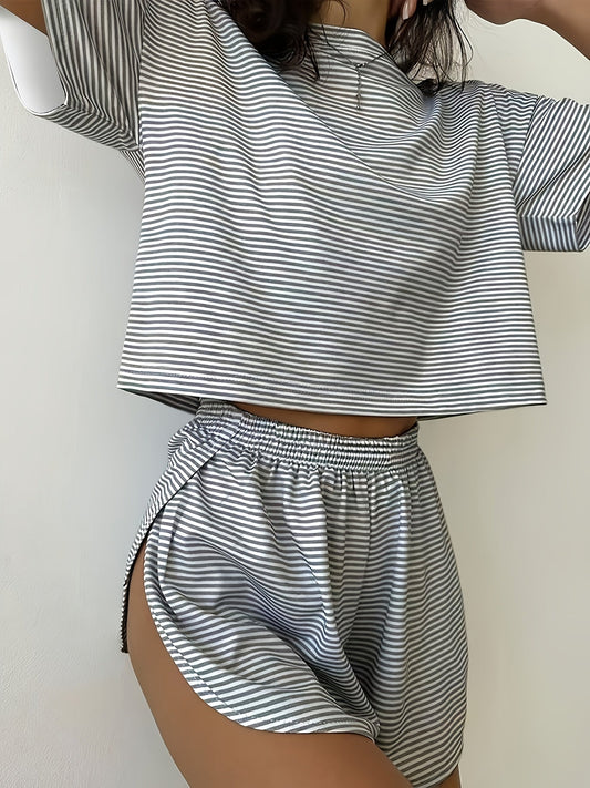 Dolores | Gestreepte Loungewear Set