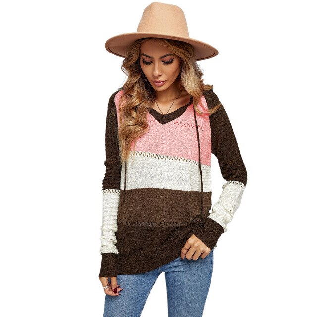 Hoodie Dames | V-hals met Capuchon