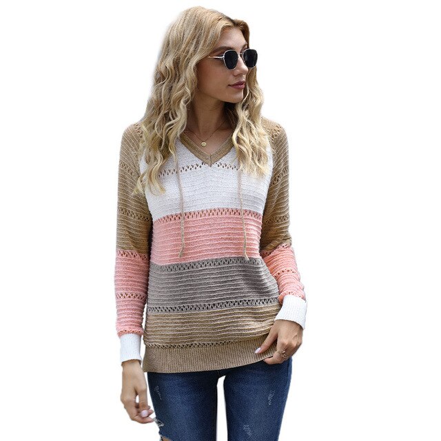 Hoodie Dames | V-hals met Capuchon