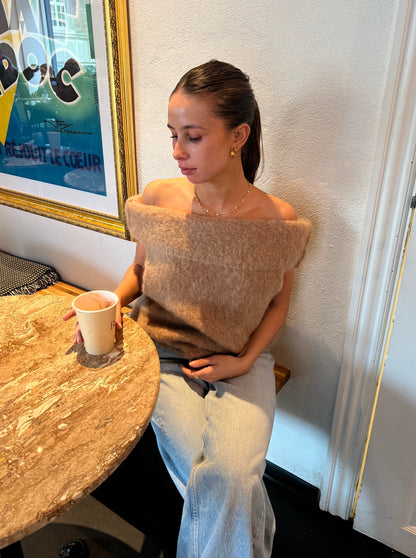 Gisella | Gebreide Off-Shoulder Trui