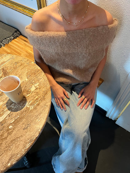 Gisella | Gebreide Off-Shoulder Trui
