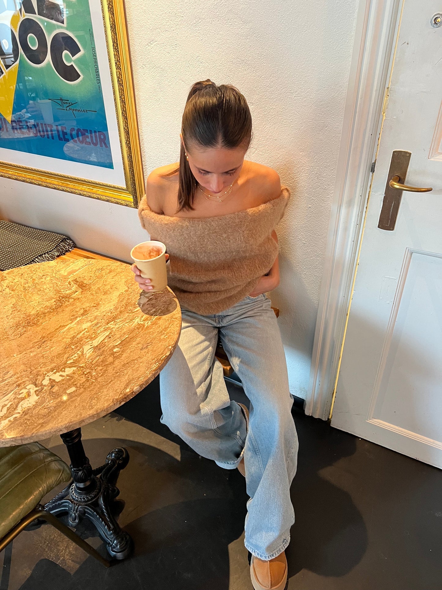 Gisella | Gebreide Off-Shoulder Trui