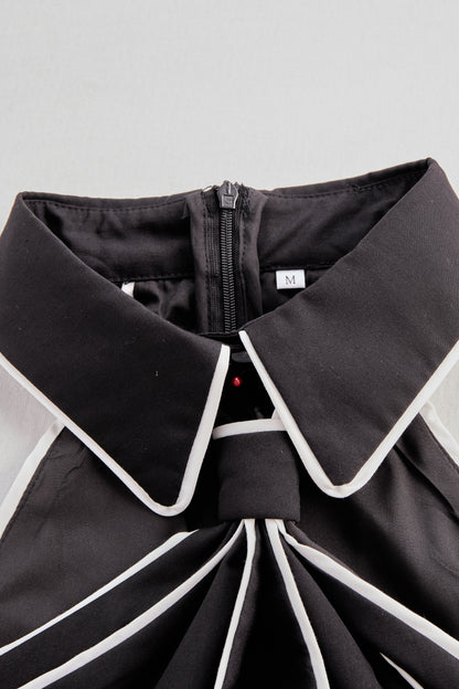 Trendy Halter Top Met Kraag En Strikdetail voor Vrouwen