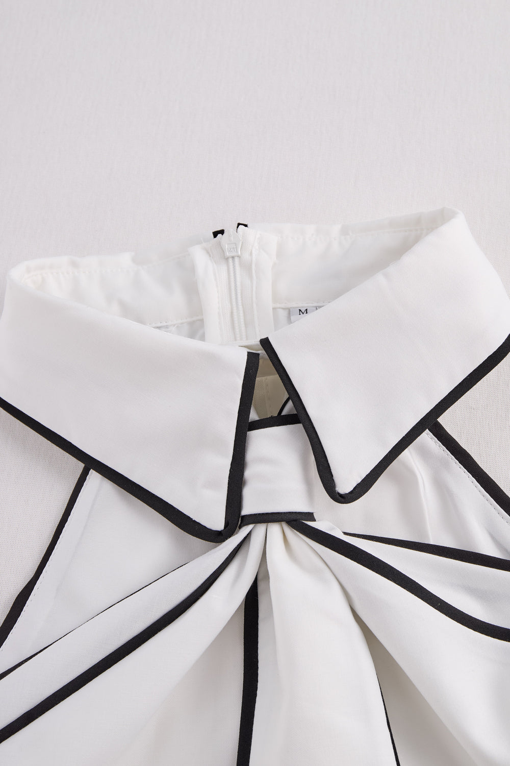 Trendy Halter Top with Collar and Bow Detail for Women