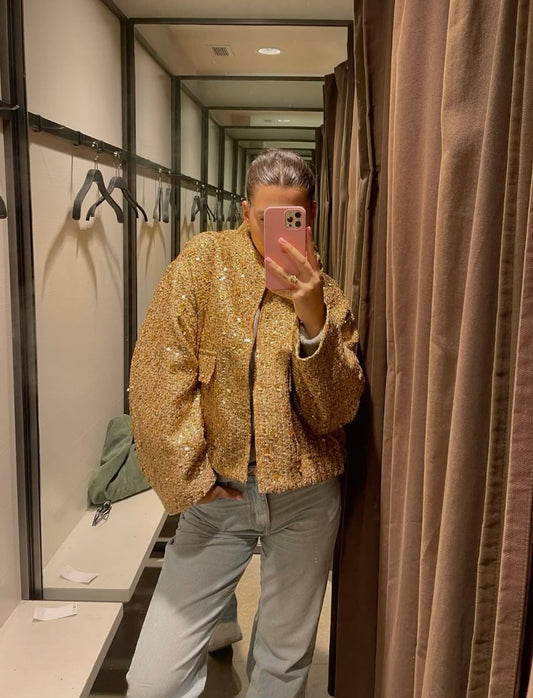 Lucrece | Glam Sequin Bomberjack