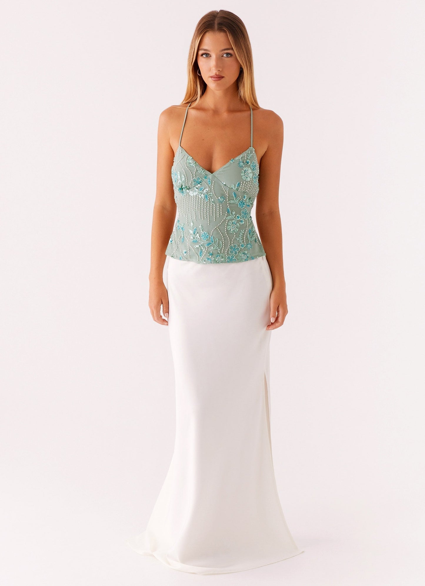 Nora | Zomerse Sequin Cami Top