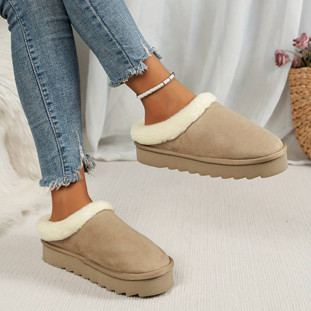 Comfortabele Dames Pantoffel Met Zachte Warme Voering