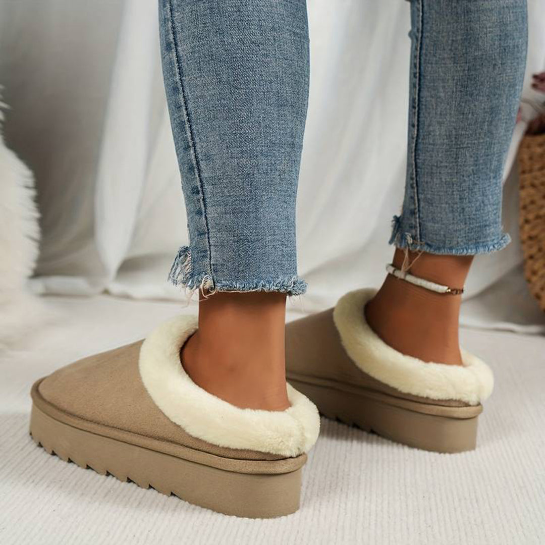 Comfortabele Dames Pantoffel Met Zachte Warme Voering