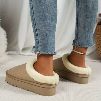 Comfortabele Dames Pantoffel Met Zachte Warme Voering