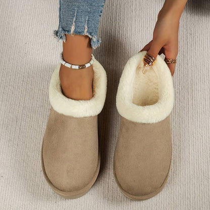 Comfortabele Dames Pantoffel Met Zachte Warme Voering
