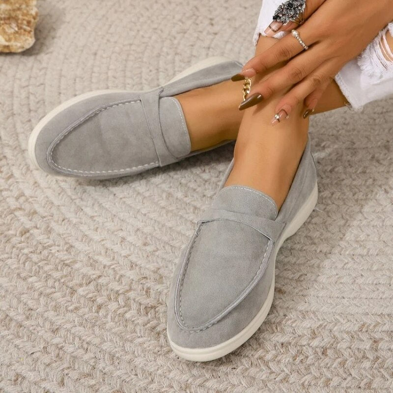 Ailin | Stijlvolle Suède Dames Loafers